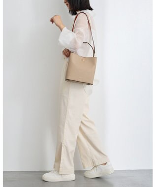 MioFIRANO ツイストロックボックスハンドバッグ 3WAY　FIRANO フィラノ BEIGE