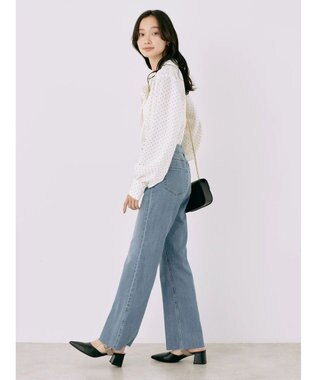 earth music&ecology ２ＷＡＹボウタイブラウス Ivory