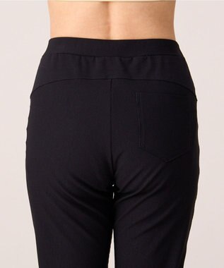 Chacott マイクロリブブーツカットパンツ ブラック