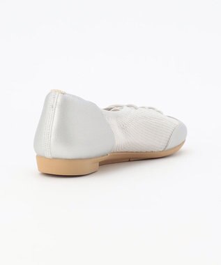 steppi シースルーダービー シューズ シルバーラメ