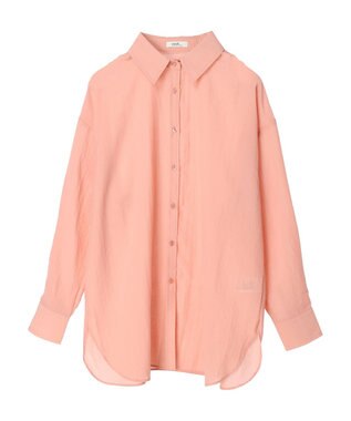 earth music&ecology シアーボーイズライクシャツ Off White