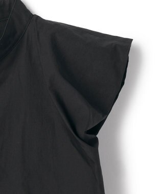 BEIGE， MALLOW / コットンタック バルーンスリーブブラウス Black