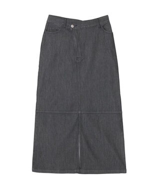 CRAFT STANDARD BOUTIQUE アシンメトリーデニムスカート Black