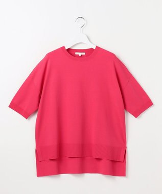 自由区 S クレープストレッチプルオーバー ニットⅡ [新色]ピンク