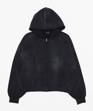 WEGO ショートZIPパーカー ブラックその他