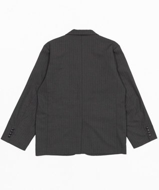 WEGO 【フォーマル/セットアップ対応】シングルテーラードジャケット グレーストライプ