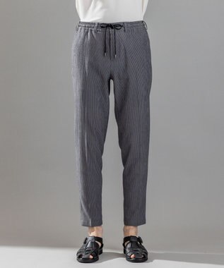 JOSEPH HOMME ＜新色追加＞新素材【通気性/ストレッチ】トリコサッカーストレッチ ドロスト付テーパードパンツ /  PEGG CONVERTIBLE 【新色】グレー系