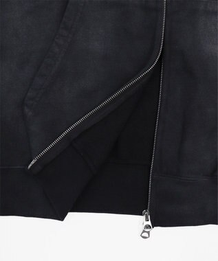 WEGO ショートZIPパーカー ブラックその他