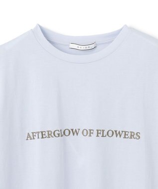 BEIGE， 【洗える】CASSIA / オリジナルロゴTシャツ Sax