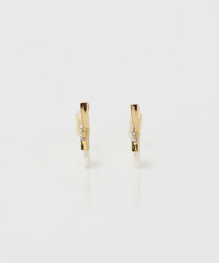 Phoebe 【Xmas Collection】パヴェモチーフネックレス&ツイストイヤリングセット/BOX&ショッパー付き ゴールド