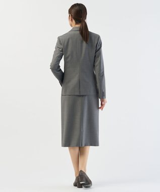 J.PRESS LADIES L 【セットアップ対応】BAHARIYE SOLID テーラード ジャケット ミディアムグレー系