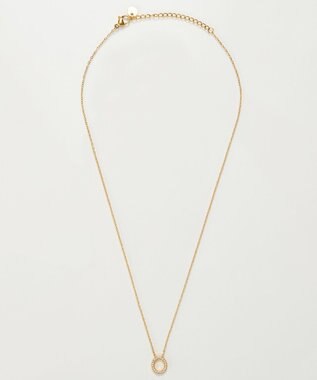 Phoebe 【Xmas Collection】パヴェモチーフネックレス&ツイストイヤリングセット/BOX&ショッパー付き ゴールド