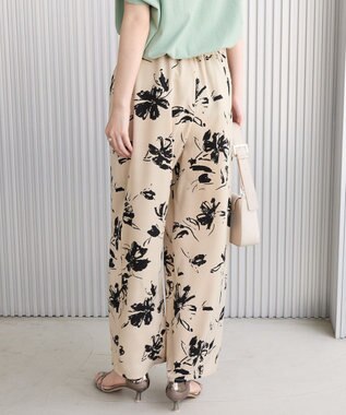 AMERICAN HOLIC 【WEB限定】アソートギャザー柄パンツ Beige