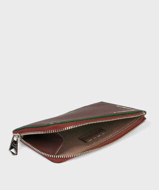 Paul Smith ストライプコーナー フラグメントケース ブラウン