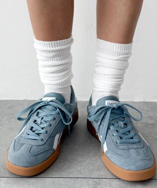 WEGO ローゲージゆるリブハイソックス ホワイト