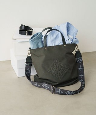 russet 《19か月連続！ブランド月間ランキング1位》スリム2WAYトートバッグ <コーデュラナイロン>(CE-1404-WEB) Gray