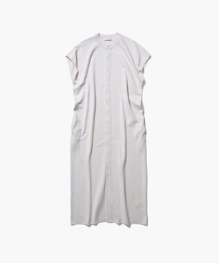 ATON 50/2 NATURAL DYE ORGANIC COTTON | バンドカラードレス WARM WHITE
