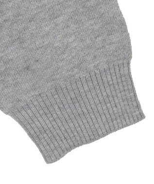 WEGO スプレーグラフィックニットプルオーバー グレー