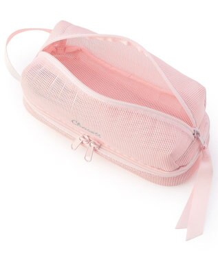 Chacott メッシュポーチ ロイヤルピンク