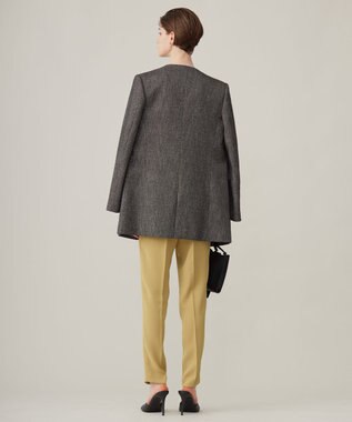 ICB 【洗える】ライトダブルクロス ドロストパンツ クレイベージュ系