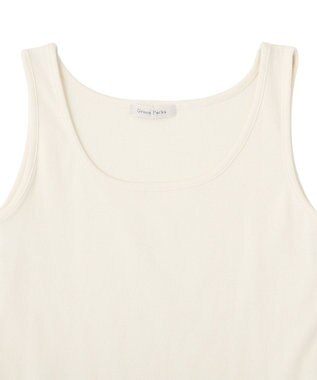 Green Parks 機能付テレコリブタンクトップ Ecru