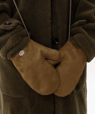 AURORA 【 Beaurance （ビューランス）】エコファーコート トープ