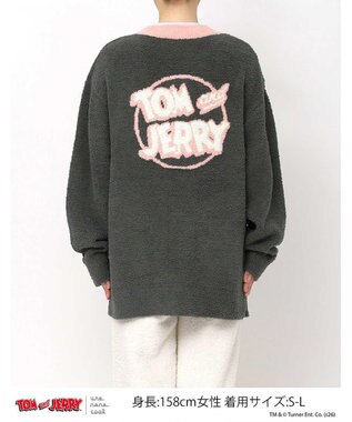 une nana cool トムとジェリー × une nana cool　ユニセックスカーディガン グレー