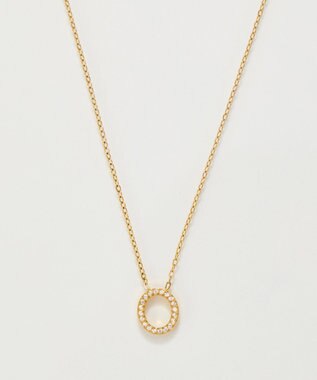 Phoebe 【Xmas Collection】パヴェモチーフネックレス&ツイストイヤリングセット/BOX&ショッパー付き ゴールド