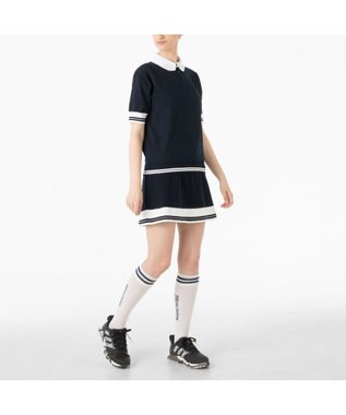 ZERO HALLIBURTON 【セットアップ可能】 ニットポロシャツ ZHG-W4A 7d 82879 ゴルフウェア ネイビー