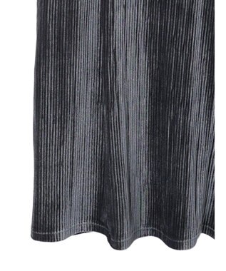 earth music&ecology ベロアプリーツキャミワンピース Gray