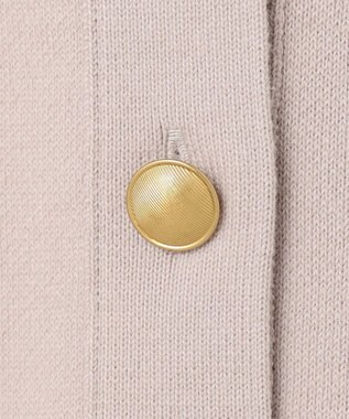 ANY 【洗濯機可】スウェットライクカーディガン オイスター