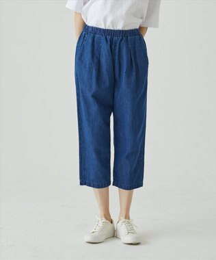 caqu FS linen cropped tapered pants クロップド丈 リネンイージーパンツ 1year