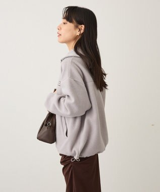 CRAFT STANDARD BOUTIQUE 起毛ハーフジッププルオーバー Light Gray