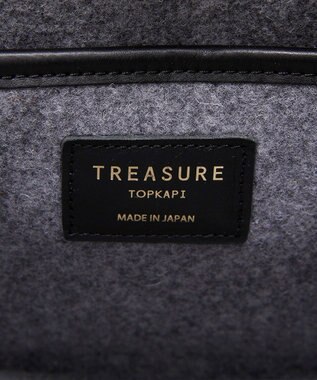TOPKAPI 【TREASURE TOPKAPI】イタリアンフェルト サイドベルト トートバッグ グレー