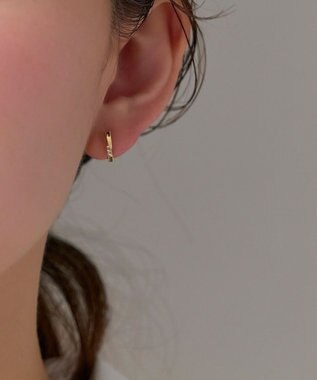 Phoebe 【Xmas Collection】パヴェモチーフネックレス&ツイストイヤリングセット/BOX&ショッパー付き ゴールド