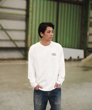 SHARE PARK MENS 【UVケア・吸水速乾・ストレッチ・軽量 】バックプリントTシャツ（L・XLサイズ） ホワイト系