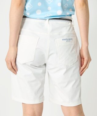 FILA GOLF／marie claire 【marie claire SPORT】 ストレッチショートパンツ ホワイト