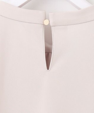 ANY SIS S 【UVケア】イージーケアスタンドネック ブラウス ローズグレー