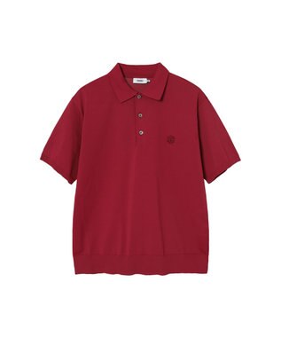 DAKS 半袖ポロシャツ ダークレッド