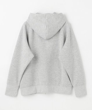 ANY ダブルジップパーカー トップグレーラメ