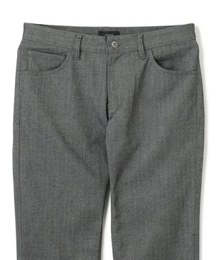 JOSEPH HOMME ソフトヘリンボンストレッチ / CIGAR 5P グレー系