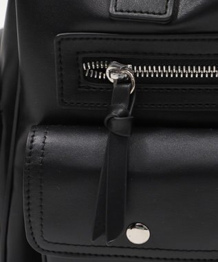 WEGO ポケットデザインボストンショルダー ブラック