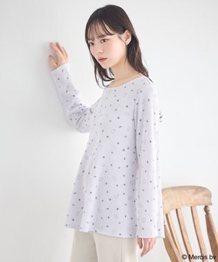 earth music&ecology miffy/earth おやすみイラストT ブルー