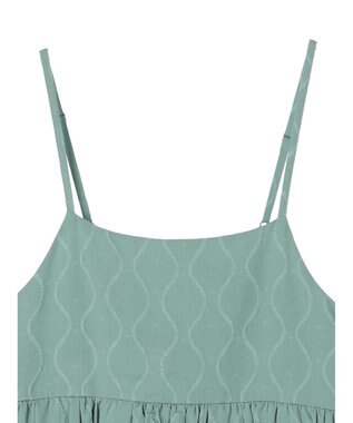 Green Parks ・ＥＬＥＮＣＡＲＥ　ＤＵＥ　ジャカードキャミワンピ Green