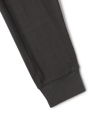 J.PRESS MEN 【ビジネス対応】リンクスシャドーチェック ロングスリーブポロシャツ グレー系