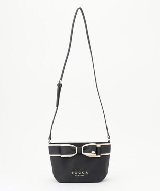 TOCCA BICOLOR RIBBON POCHETTE ポシェット ブラック系