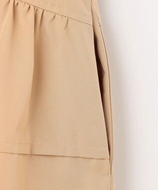 組曲 ソフトクロスピンタック ワンピース ベージュ系