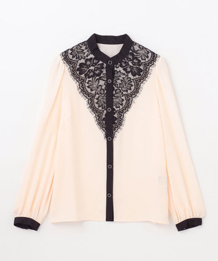 バイカラーレースブラウス / GRACE CONTINENTAL | ファッション通販