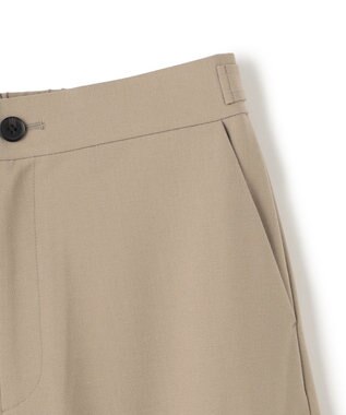 UNFILO ウールライク カーゴワイドパンツ ベージュ