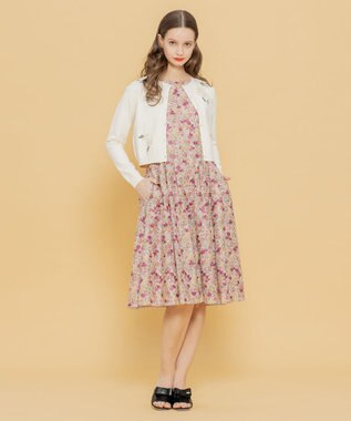 TOCCA 【LIBERTY社オリジナル素材】【洗える！】PENSTEMON ROAD ドレス ピンク系7